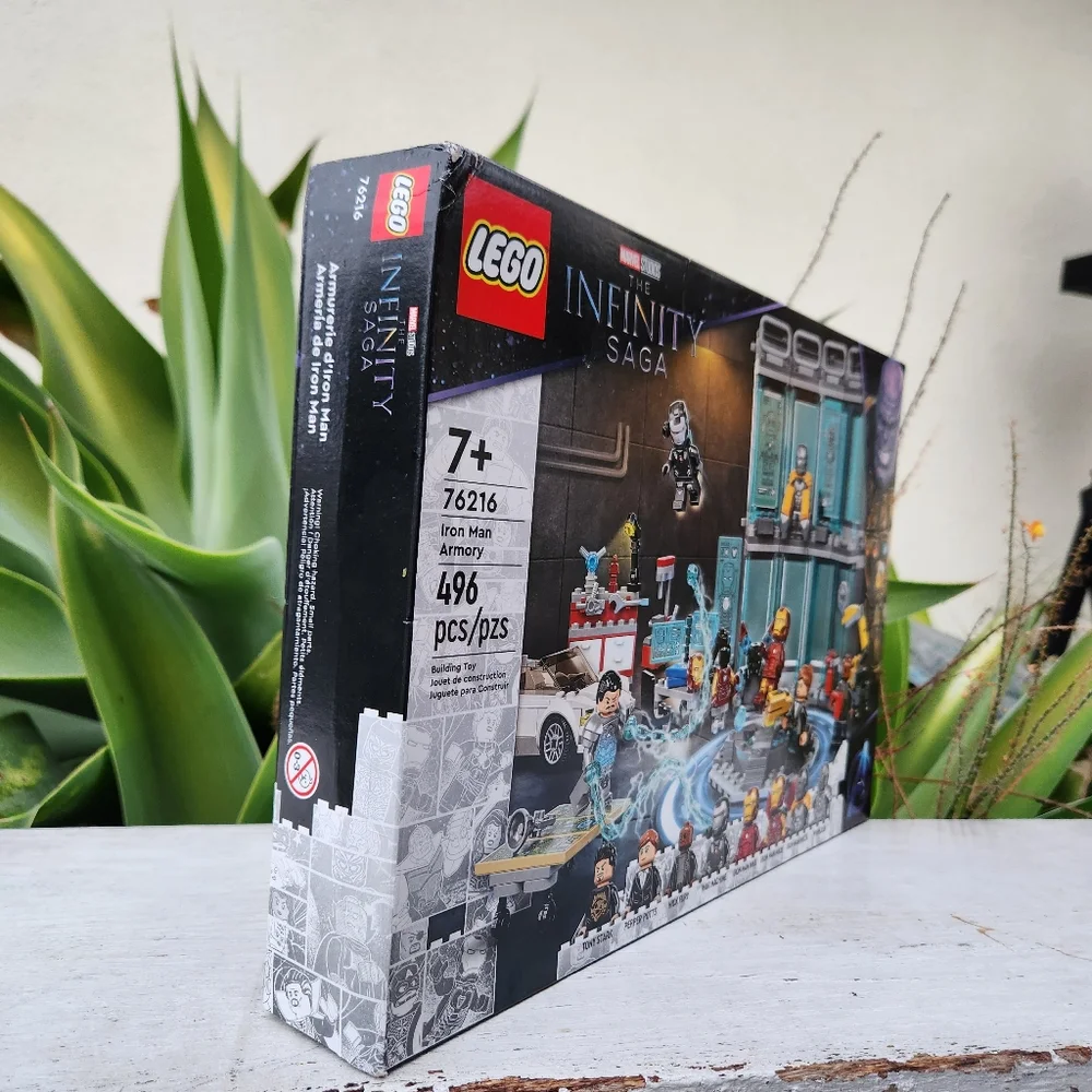 NEW LEGO Marvel Iron Man Armory Toy Building Set 76216 Avengers Lego Set with MK - Picture 9 of 14